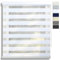 EFIXS Doppelrollo mit Kassette Montage Wand/Decke mit Bohren Breiten: 40-220, Höhe: bis 240 Hier: BxH (190 x 175) cm (Weiss) Premium Duorollo, oder ohne Bohren mit Klemmhalter am PVC-Fenster