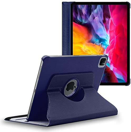 ebestStar - Funda para iPad Air (2020) 10.9, iPad Air 4 Apple, Carcasa Capa Giratoria, 360 Protectora, Cuero PU Soporte, Azul Oscuro