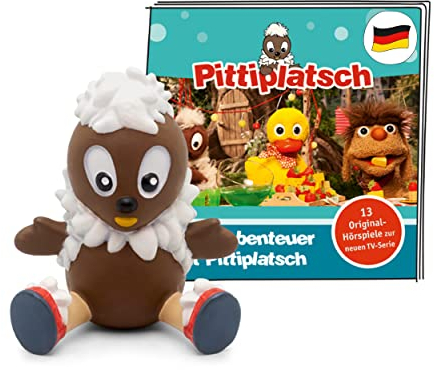 tonies Hörfiguren für Toniebox, Pittiplatsch – Neue Abenteuer mit Pittiplatsch, Hörspiel für Kinder ab 3 Jahren, Spielzeit ca. 63 Minuten