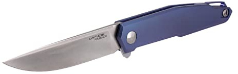 Mr. Blade Premium Taschenmesser aus Titan — Lance Azure — Exclusives Outdoormesser aus M390 Stahl