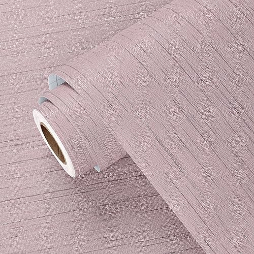 Yullpaper Papel Pintado Autoadhesivo Rosa Papel Adhesivo para Muebles Papel Adhesivo Pared Dormitorio Salon Vinilo Adhesivo Muebles Papel Pintado Infantil Papel Tapiz Paredes Rosa 40cm x 800cm