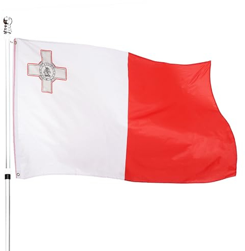 Bandiera di Malta, 152 x 91 cm, perfetta per eventi o occasioni a Malta