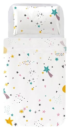 Juego Sábanas Infantil Estampado Magic Stars - Cama 70x160cm (1 Fund