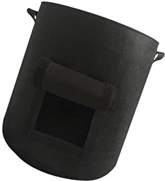 KONTONTY Reusable Potato Planting Bag 38l Large Nonwoven Fabric Sweet Potato Grow Bag Breathable Material and Sturdy Handles