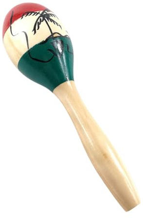 Handschlagrassel, Maracas, Musikinstrument, Maracas, Schlagrasseln aus Holz – Musikspielzeug, Lernspielzeug, Rasseln, Sandkugeln, Rumba-Rührstäbchen aus Holz, Geräuschpegel für C