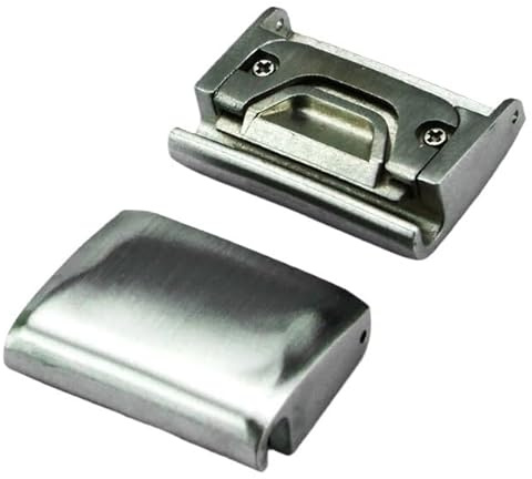 NIBOTT 1 par 20 mm 22 mm 26 mm Quick-Fit klockbandsadapter i metall i stål Passar for Garmin Passar for Fenix ​​7X 6X 5X Passar for Fenix ​​5 5S 6S 7S Passar for Fenix ​​7 6 5 3(Silver,26mm)