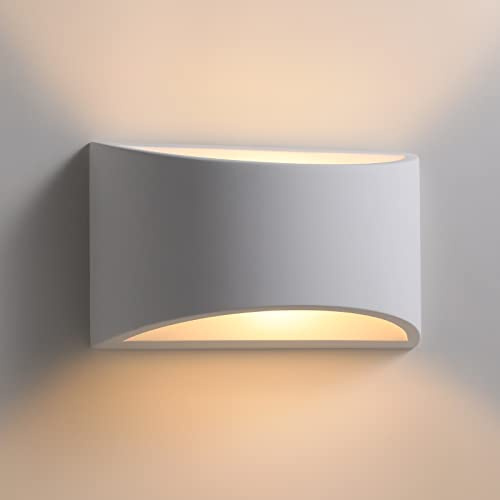 Clevich Applique Murale Chambre 3000K Blanc Chaud Lampe Murale 9W Applique Murale Intérieure LED Lumiere Murale Convient pour Salon Chambre Couloir
