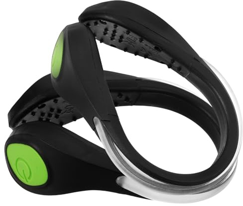 Yardenfun LED Schuhclip Leuchte mit Hellem Licht Robustem Kunststoff Clipschutz für Laufschuhe Unisex Nachtlauf Sicherheitsschuhlicht