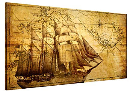 micasia Magnettafel Pinnwand für Magnete Weltkarte Magnetboard - Magnetwand Made in Germany - Weltkarte Modern Notiztafel braun Küche Flur Büro Visionboard WBMT_2510 (78x37cm)