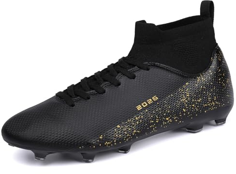 sudorun Kind 1126 TF Bai Chaussures de football pour adultes et enfants, crampons AG/FG/TF/Turf, pour entraînement, football en salle ou sur gazon synthétique, 37 EU