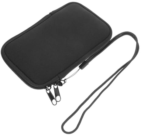 DECOMELODY Neopren-Handytasche Mit Reißverschluss Für Wasser Tragbare Aufbewahrungstasche Für Handy Telefon Geeignet Zum Laufen Am Strand Für Spaziergänge Schlüsselband