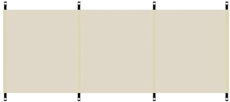Pare-vent de plage Support de brise-vent camping, accessoires for tige et corde, tissu Oxford léger pliable for activités plein air, pique-nique, barbecue(White) no pole)