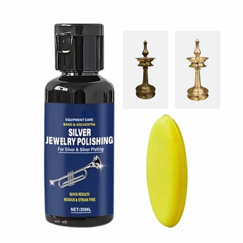 Nettoyant Pour L'argent - Nettoyant 30ml Anti-Taches Et Rayures - Pour Argenterie - pour Bijoux Montres et Instruments de Musique comme Saxophone Clarinette