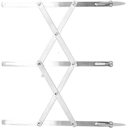 Dioche 5 Wheel Pastry Multi Wheel Stainless Steel Pizza Cutter – Adjustable Dough & Pastry Cutting Tool for Effortless Baking – Ideal Kitchen Utensil for Home & Restaurants (Three Pizza Cutting)