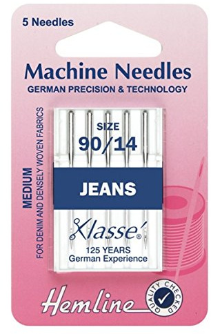 Hemline Nähmaschinennadeln Jeans 90/14 (medium)