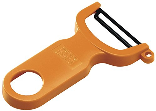 Kuhn Rikon Swiss Peeler, Plastic, Orange