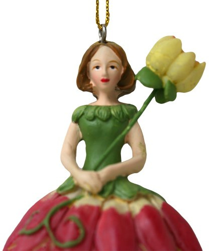 Dahlie Blumen Mädchen - Deko Figur zum Hängen/Blumenfigur/Blumenkind/Skulptur