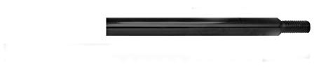 GG Grand General 92576 12 Inches Long Black Coated Steel Gear Shift Extension