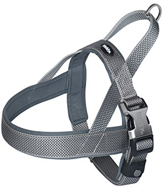 Nobby Norwegergeschirr Classic Preno Royal, grau L: 50-64 cm + 42 cm, B: 25/35 mm, 1 Stück