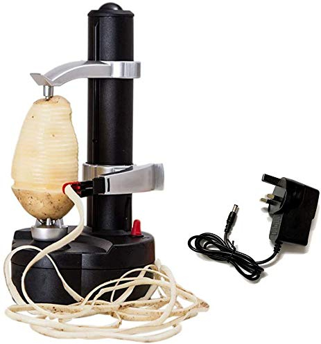 Pelador de patatas eléctrico, pelador de manzanas giratorio automático, máquina peladora de patatas, cortador automático de frutas y verduras, herramienta de pelado de cocina