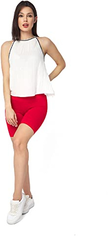 SOFTSAIL Leggings Mujeres Mallas Pantalones Cortos De Ciclista Pantalones De Yoga De Gimnasio Elásticos Transpirables Control De Barriga Cintura Alta Algodón para Damas Que Adelgazan