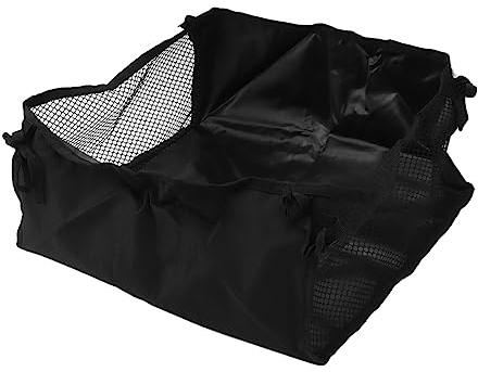 Fockety Unter dem Sitz Rollator Sitz Tasche, 14in 600D Rollstuhl Tasche abnehmbar Walker Korb 600D Rollator Korb Tasche, Rollstuhl Aufbewahrungstasche, Rollator Mesh Organizer Tasche