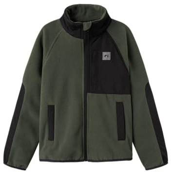 NAME IT Unisex Nknmyles Jacket Noos Fleecejacke, Climbing Ivy, 116 EU