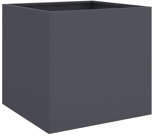 vidaXL Jardinera Acero Gris Antracita 49x47x46 cm