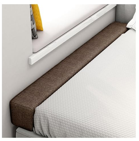 ELYSYSRL Riempitivo per Materassi, Letto Gap Filler Cuscino, Cuscino per Testata, Connettore per letto Doppio/Materasso, per Riempire lo Spazio tra la Testiera e il Materasso(Coffee,160x15x20cm)