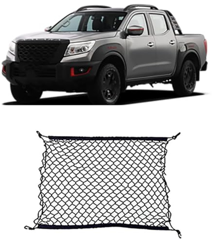 QWEERASS Rete Bagagliaio per Auto, per Ford Ranger III Super/Double/Single Cab Pick-up 2013-2024 Rete da Carico Altamente Elastica Auto Portabagagli Organizer Rete Carichi Saldamente,A