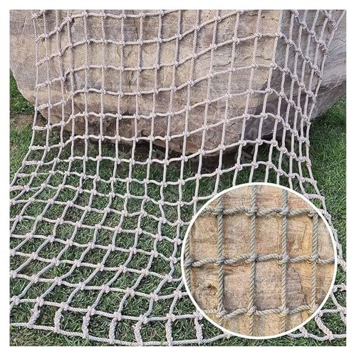 Outdoor-Kletternetz Für Erwachsene, Kletternetz Für Schaukeln, Strapazierfähiges Outdoor-Frachtnetz Aus Seil, Kletter-Frachtnetz(Size:1 * 1m(3.3 * 3.3ft))