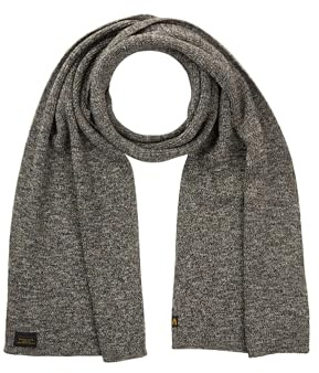 camel active Herren Melierter Strickschal