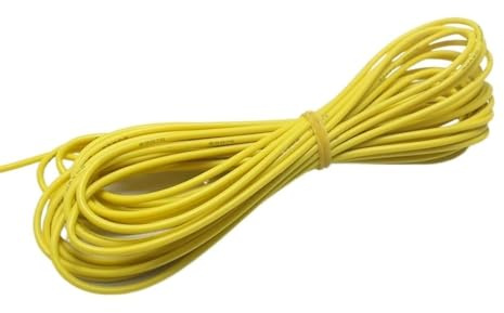 Canalina for cavi elettrici in silicone morbido solido, linea di prova for cavi 12AWG 14AWG 16AWG 18AWG 22AWG 24AWG 26AWG 28AWG 30AWG, filo elettronico in silicone for connettore fai da te (colore: ro