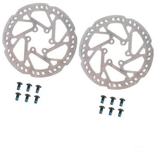 HUVNEXA 2 PCS Fahrrad-Scheibenbremsrotoren, Elektrorollerbremse, for Rotor, Scheibe, for Rotorbremsteile, for die meisten Rennräder, Mountainbikes Scooter-Bremsscheibe
