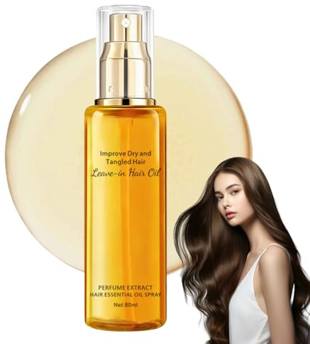 Hair Treatment Oil Spray,Care Essential Spray Oil for Hair,Anti-Frizz Serum for Dry Damaged & Frizzy Hairs,Leave-In Conditioner with Perfume Extract,Repairing HairEssential Products for Women & Men