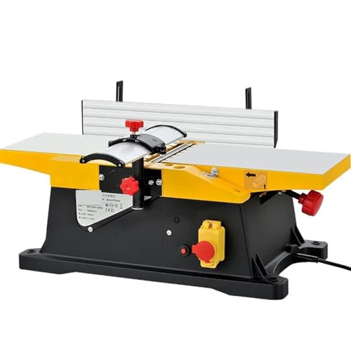 DIKAMAN Cepilladora de carpintería Multifuncional Cepilladora de carpintería de Mesa Herramienta eléctrica doméstica Cepilladora pequeña Cepilladora de Mesa