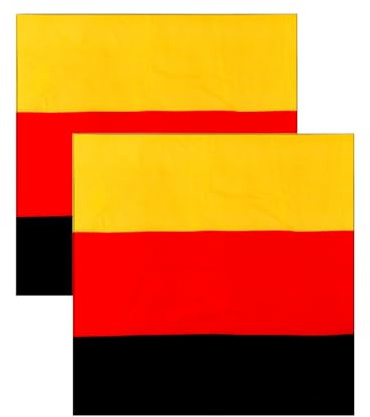 2 Packungen Kanada Bandanas, natürliche Faser 22 × 22 Zoll kanadische Flagge Schal, Baumwolle Stirnband Sweatband, Kopf Schweißband für Männer Frauen