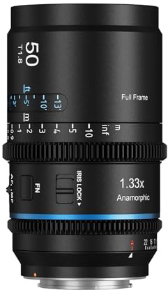 SIRUI Astra 50mm T1.8 1,33X Objectif Anamorphique Prime, Objectif Cinéma Autofocus Plein Format à Grande Ouverture pour Monture Z, pour Z9, Z8, Z 7II, Z 6II, Z5, ZR (Blue Flare)