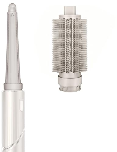 Chuancheng Long barils à friser 2 en 1 et accessoires de brosse volumisante ronds pour Shark FlexStyle, fixation auto-enveloppante pour boucles et vagues volumineuses texturées