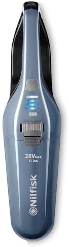 Nilfisk Quick Aspirateur à Main sans Fil et sans Sac, aspirateur à Batterie 28 V (Bleu)