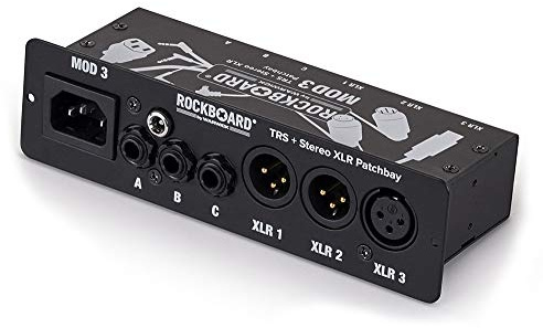 RockBoard MOD 3 V2 - All-in-One TRS & XLR Patchbay for Vocalists & Acoustic Players