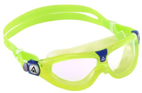 Aqua Sphere Seal KID | Simglasögon för barn 3 år + med UV-skydd, silikontätning och anti-dimma och anti-läckage linser för pojkar och flickor