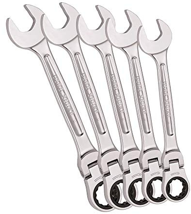 USAG U02856160 - 285 KF/SE5 - Jeu de cinq clés mixtes à cliquet articulé