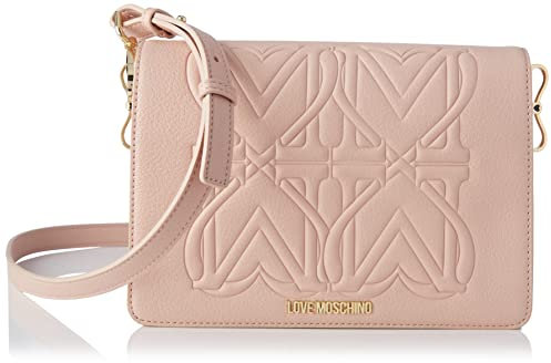 Love Moschino JC4338PP0FKC0, Borsa a Spalla, Donna, Rosa, Taglia unica