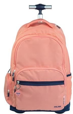 MILAN Zaino con ruote 6 cerniere (25L), serie 1918. rosa 625601SNCP