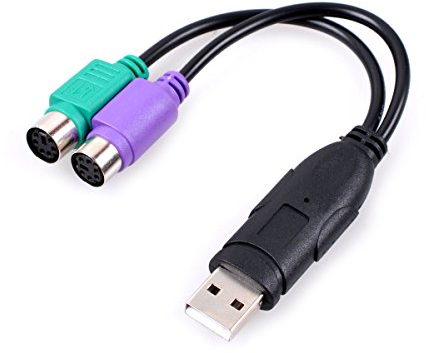 USB a Dual ps2 Mouse Keyboard Converter Cable