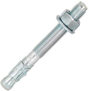 Isolbau Ancrage de boulons - Ancrages pour charges lourdes en acier galvanisé avec homologation ETA - Option 7 - M16 x 200 mm, Épaisseur fixe : 85 mm - Lot de 25