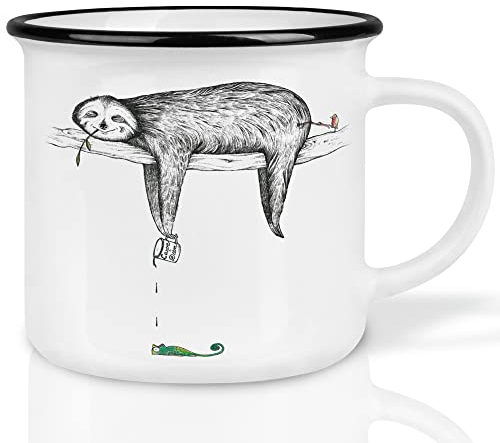 Ligarti® Keramiktasse [Design by H. Ligeti] Design Mug & handveredelter Becher I Spülmaschinengeeignete Tasse, Kaffeetasse, Teetasse, Cup