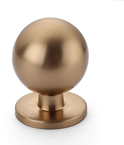 Asidrama 10 Pack Champagne Bronze Kitchen Cabinet Knobs, Cabinet Knobs Kitchen Cabinet Hardware for Cupboard Drawer Knobs Dresser Knobs