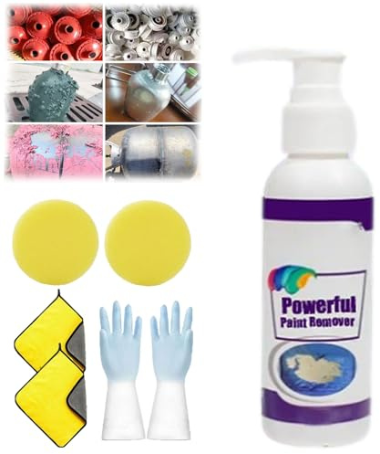 Powerful Paint Remover, Power Paste Stripper Stripper Spray, All-Purpose Powerful Paint Remover, Metal Surface Paint Stripper, Stain Paint Special Cleaning Supplies (1PC)